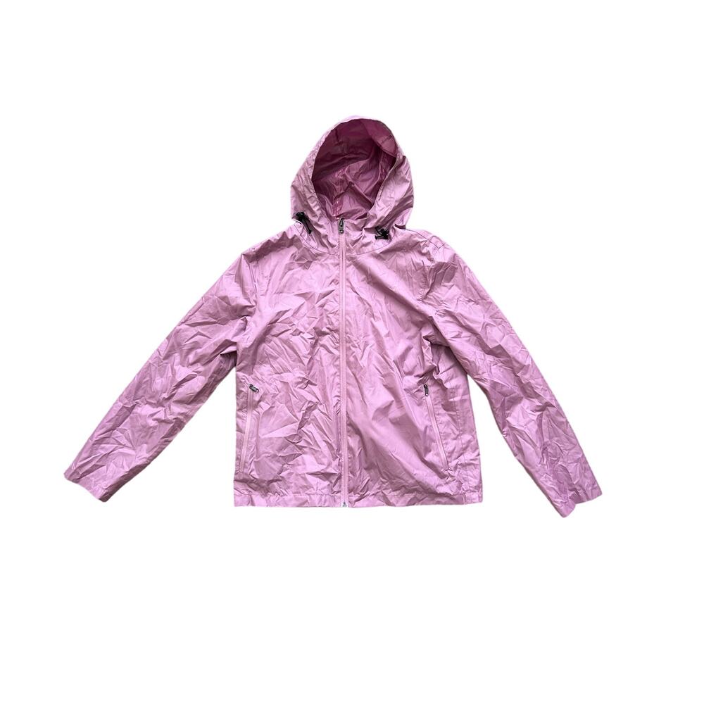 Adventuridge Hooded Full Front Zip Lightweight Rain Jacket Small